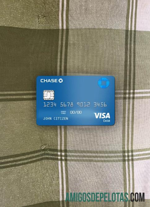 Cartão de débito Visa dos EUA Chase Bank Photolook Front baixar para verificação
